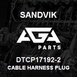 DTCP17192-2 Sandvik CABLE HARNESS PLUG | AGA Parts