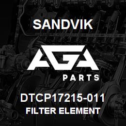 DTCP17215-011 Sandvik FILTER ELEMENT | AGA Parts
