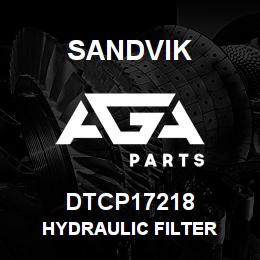 DTCP17218 Sandvik HYDRAULIC FILTER | AGA Parts