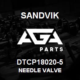 DTCP18020-5 Sandvik NEEDLE VALVE | AGA Parts