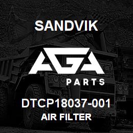 DTCP18037-001 Sandvik AIR FILTER | AGA Parts