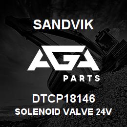 DTCP18146 Sandvik SOLENOID VALVE 24V | AGA Parts