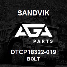 DTCP18322-019 Sandvik BOLT | AGA Parts