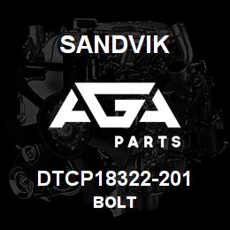 DTCP18322-201 Sandvik BOLT | AGA Parts