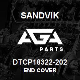 DTCP18322-202 Sandvik END COVER | AGA Parts