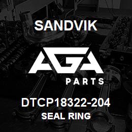 DTCP18322-204 Sandvik SEAL RING | AGA Parts