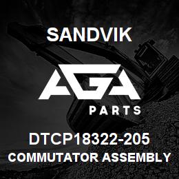 DTCP18322-205 Sandvik COMMUTATOR ASSEMBLY | AGA Parts