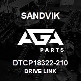 DTCP18322-210 Sandvik DRIVE LINK | AGA Parts