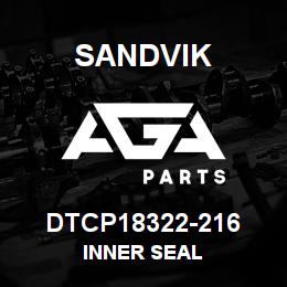 DTCP18322-216 Sandvik INNER SEAL | AGA Parts