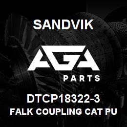 DTCP18322-3 Sandvik FALK COUPLING CAT PUMP | AGA Parts
