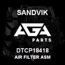 DTCP18418 Sandvik AIR FILTER ASM | AGA Parts