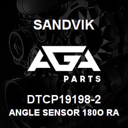 DTCP19198-2 Sandvik ANGLE SENSOR 180O RANGE | AGA Parts