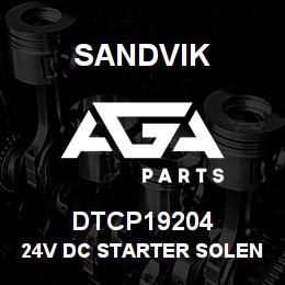DTCP19204 Sandvik 24V DC STARTER SOLENOID | AGA Parts