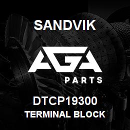 DTCP19300 Sandvik TERMINAL BLOCK | AGA Parts