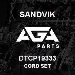 DTCP19333 Sandvik CORD SET | AGA Parts