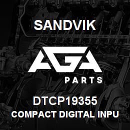 DTCP19355 Sandvik COMPACT DIGITAL INPUT MODULE | AGA Parts
