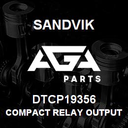 DTCP19356 Sandvik COMPACT RELAY OUTPUT MODULE | AGA Parts