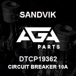 DTCP19362 Sandvik CIRCUIT BREAKER 10A | AGA Parts