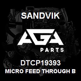 DTCP19393 Sandvik MICRO FEED THROUGH BLOCK 25A | AGA Parts