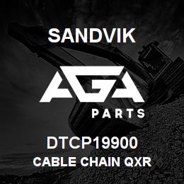 DTCP19900 Sandvik CABLE CHAIN QXR | AGA Parts