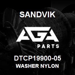 DTCP19900-05 Sandvik WASHER NYLON | AGA Parts