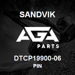 DTCP19900-06 Sandvik PIN | AGA Parts