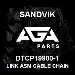 DTCP19900-1 Sandvik LINK ASM CABLE CHAIN | AGA Parts