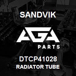 DTCP41028 Sandvik RADIATOR TUBE | AGA Parts