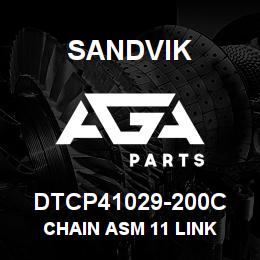 DTCP41029-200C Sandvik CHAIN ASM 11 LINK | AGA Parts