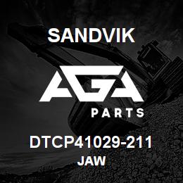 DTCP41029-211 Sandvik JAW | AGA Parts
