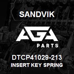 DTCP41029-213 Sandvik INSERT KEY SPRING | AGA Parts