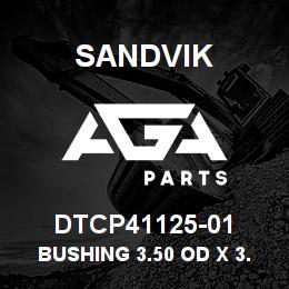 DTCP41125-01 Sandvik BUSHING 3.50 OD X 3.00 ID X 3.00 LG | AGA Parts