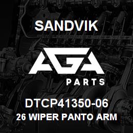DTCP41350-06 Sandvik 26 WIPER PANTO ARM | AGA Parts