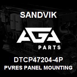 DTCP47204-4P Sandvik PVRES PANEL MOUNTING PLATE | AGA Parts