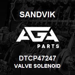 DTCP47247 Sandvik VALVE SOLENOID | AGA Parts
