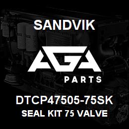 DTCP47505-75SK Sandvik SEAL KIT 75 VALVE | AGA Parts
