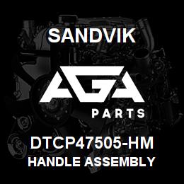DTCP47505-HM Sandvik HANDLE ASSEMBLY | AGA Parts