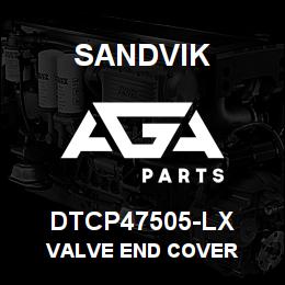 DTCP47505-LX Sandvik VALVE END COVER | AGA Parts