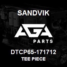 DTCP65-171712 Sandvik TEE PIECE | AGA Parts