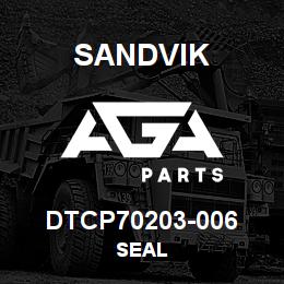 DTCP70203-006 Sandvik SEAL | AGA Parts