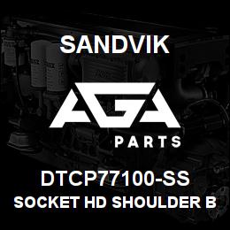 DTCP77100-SS Sandvik SOCKET HD SHOULDER BOLT 1X2 | AGA Parts