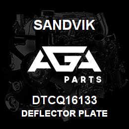 DTCQ16133 Sandvik DEFLECTOR PLATE | AGA Parts
