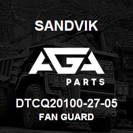 DTCQ20100-27-05 Sandvik FAN GUARD | AGA Parts