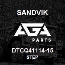 DTCQ41114-15 Sandvik STEP | AGA Parts