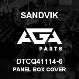 DTCQ41114-6 Sandvik PANEL BOX COVER | AGA Parts