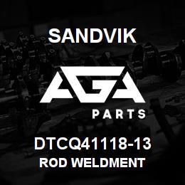 DTCQ41118-13 Sandvik ROD WELDMENT | AGA Parts
