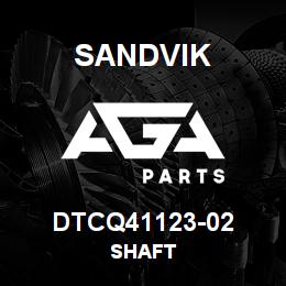 DTCQ41123-02 Sandvik SHAFT | AGA Parts