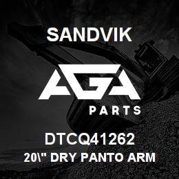 DTCQ41262 Sandvik 20" DRY PANTO ARM | AGA Parts