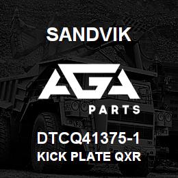 DTCQ41375-1 Sandvik KICK PLATE QXR | AGA Parts