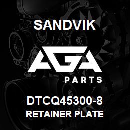 DTCQ45300-8 Sandvik RETAINER PLATE | AGA Parts
